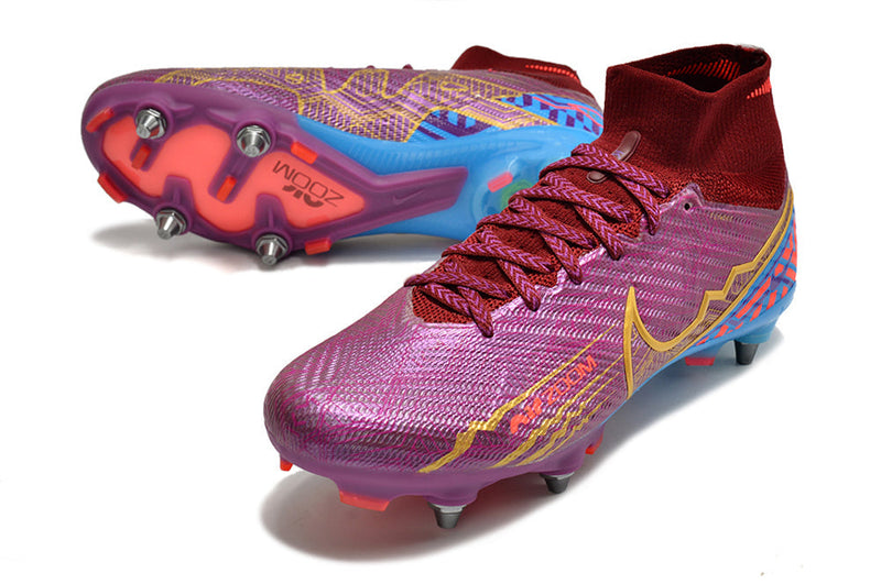 Chuteira Campo Nike Air Zoom Mercurial Superfly 9 SG - Trava Mista Elite + Brindes Exclusivos